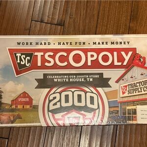 TSCOPOLY (TRACTOR SUPPLY CO.) MONOPOLY SEALED!! GAME CELEBRATE‎ 2000TH STORE